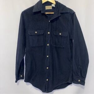 Mountain Tek Navy Blue Fleece Long sleeve Shacket Size Medium